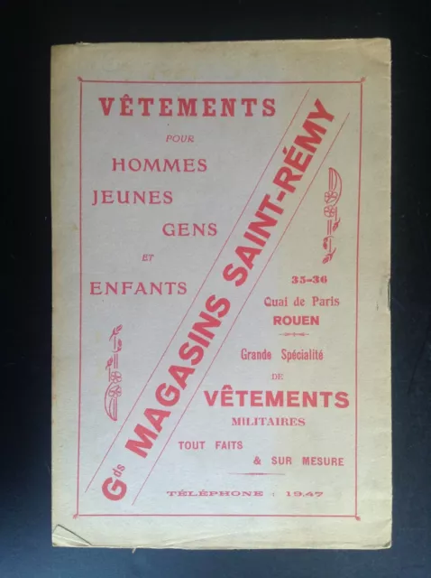 RARE Ancien Programme Theatre Folies bergères revue d'été 1916 Rouen TBE 2