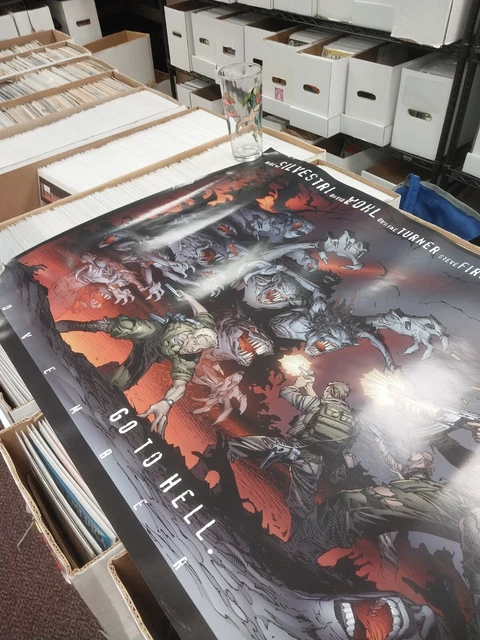 "Inferno: Hellbound" 2001 Top Cow Promo Poster, Marc Silvestri artwork