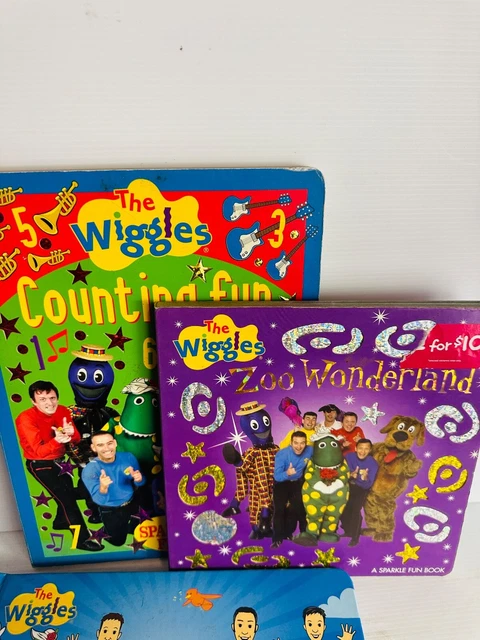 VINTAGE THE WIGGLES Book Bundle Lot Of 4 Counting Fun, Wiggly World ...
