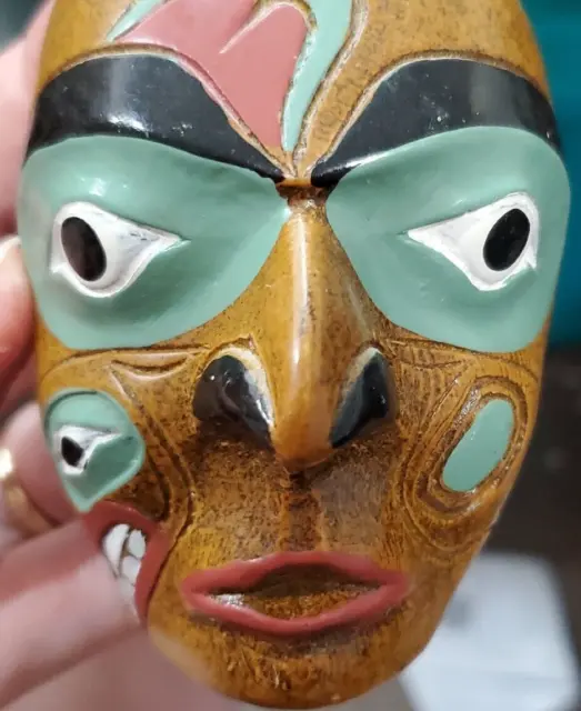 Aztec Decorated Mask Face For Tabletop Desk