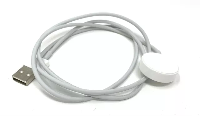 Apple Watch Original Magnetisch Ladekabel Gerät auf USB A Kabel 1 Meter Weiß