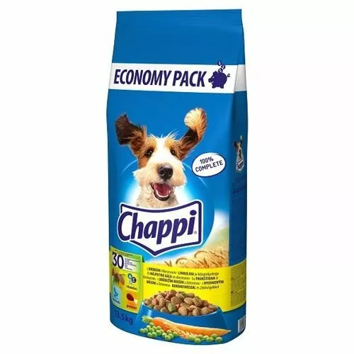 CHAPPI Hundefutter Trockenfutter MIT GEFLÜGEL UND GEMÜSE 13,5kg