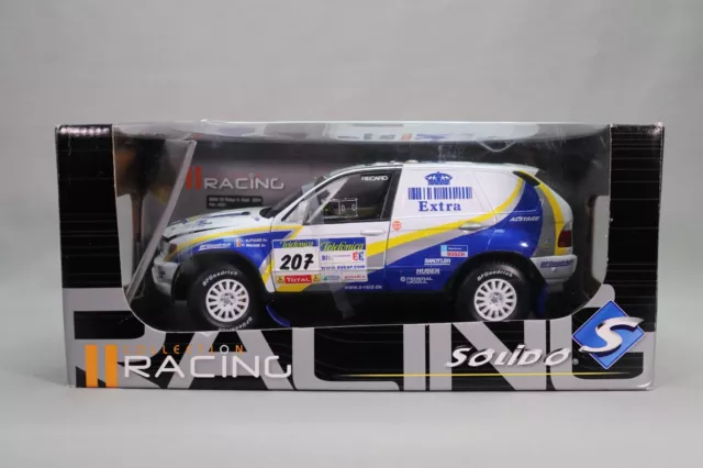 LJ920 SOLIDO RACING 9051 1/18 1:18 BMW X5 WRC Rallye X-raid 2004 Alphand 207