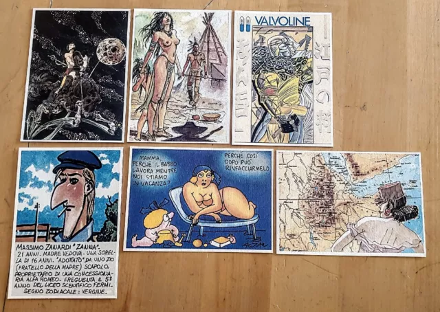 Cartes postales très rares 'Milano Libri Edizioni' de différents auteurs Bede