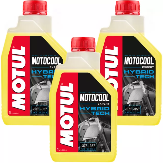 Motul 105914 Motocool Expert Motorrad Kühlflüssigkeit Kühlerschutz 3x1 Liter