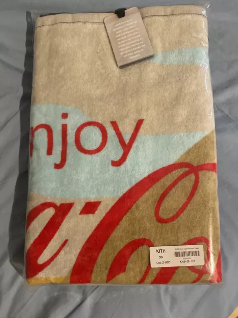 KITH x COCA-COLA MOUNTAIN TOWEL - NAVY