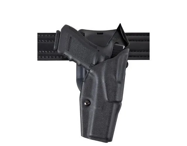 Safariland 6390-83-481 Black STX Basketweave RH Duty Holster For Glock 26 27