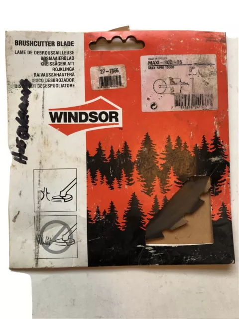Windsor XRT-200-20 8inch (200MM) MAX RPM 13,000 Brushcutter Blade