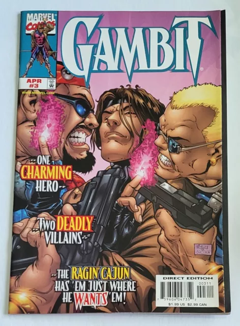 Marvel Comic Book....Gambit #3, April 1999, Good Condition
