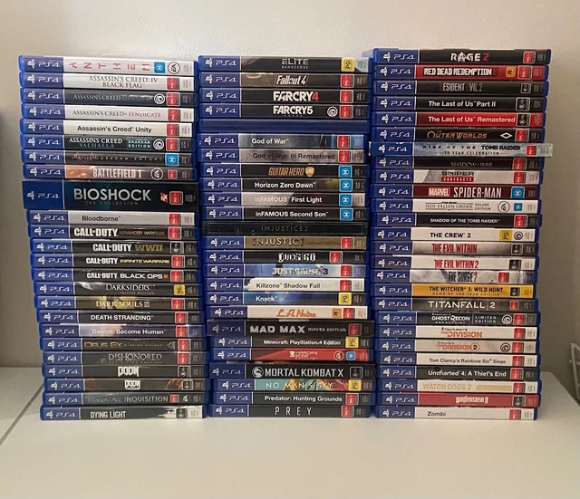 Ps4 Collection Playstation Games By Release Date Marvel Capcom