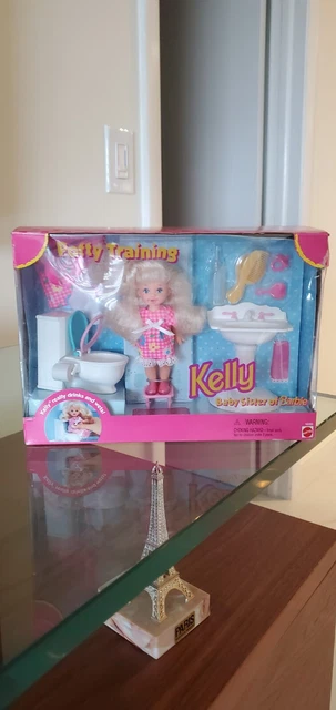 1996 POTTY TRAINING Kelly Doll Baby Sister of Barbie # 16066.MINT