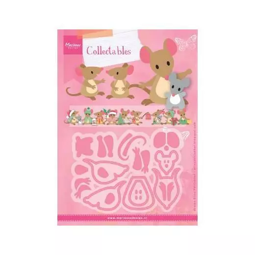 Marianne Design Cutting Dies - Eline's Mice Family COL1437