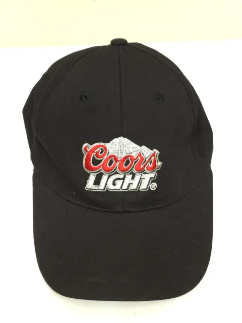 New Coors Light Beer Men Truckers Cap Black Cotton Elastic