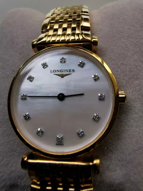 LONGINES La Grande Classique Quarz 24mm Damenuhr, mit Diamantbesatz 0,048 ct