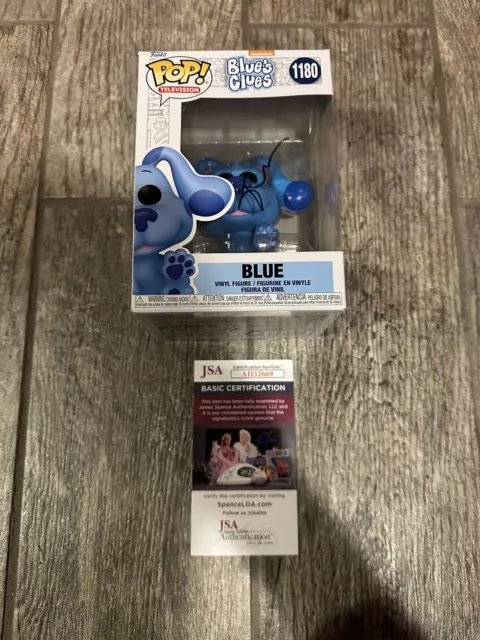 Steve Burns Signed Blue’s Clues Blue Funko Pop Jsa Coa Rare! Autographed Nick