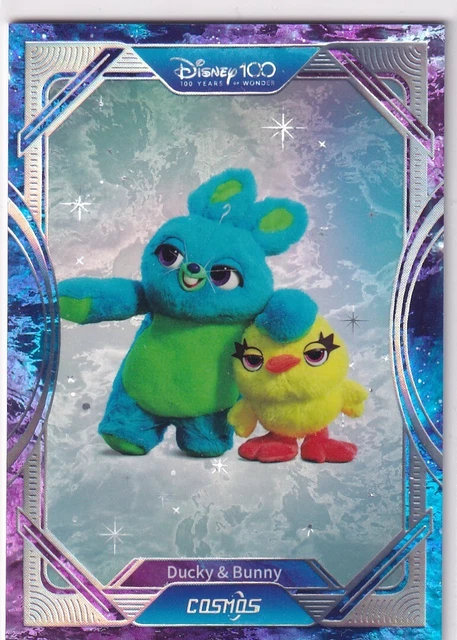 KAKAWOW DISNEY 100 Cosmos 2024 CDQ-I-139 Ducky & Bunny Silver Refractor ...