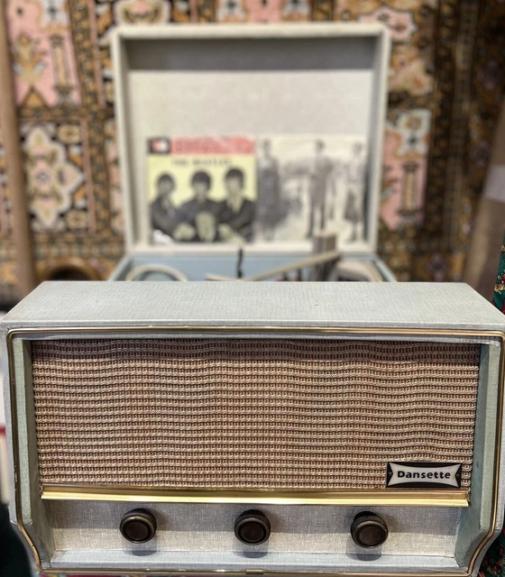 Dansette 'Conquest'  record player, light green, used (vintage)