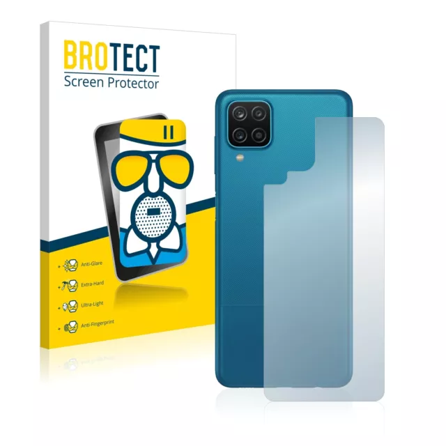 Anti Reflet Protection Ecran Verre pour Samsung Galaxy A12 (Arrière) Film