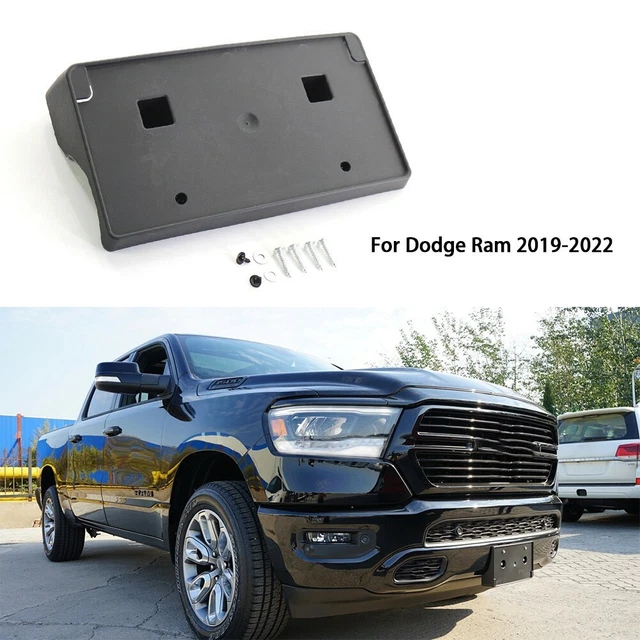 1pcs 68362197AA Noir Voiture Plaque Immatriculation Support Auto Support