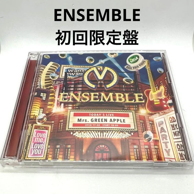 MRS. GREEN APPLE Ensemble Limited Edition CD DVD, Used, First