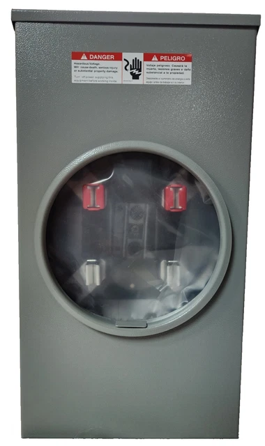 thumbnail image 2 of Brooks Utility JC-4B Meter Jump Cover – 320A 1-Phase 4 Jaw 600V – NEW In Sealed Box 2 of 5