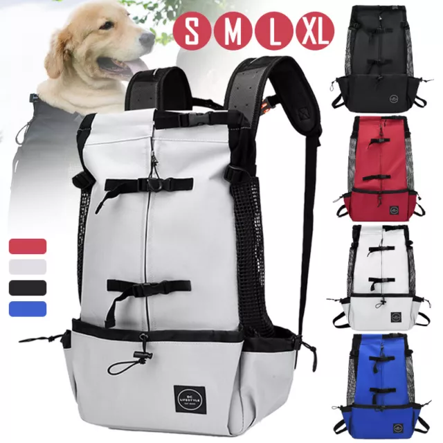 Portable Comfort Pet Dog Carrier Large Backpack for Bike Hiking Travel Carry Bag