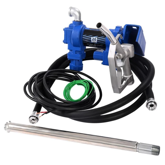 12V DC 20GPM Gasoline Fuel Transfer Pump Gas Diesel