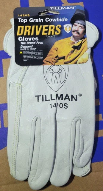 Tillman 1420S Top Grain Premium Cowhide Drivers Work Gloves SMALL (1) Pair