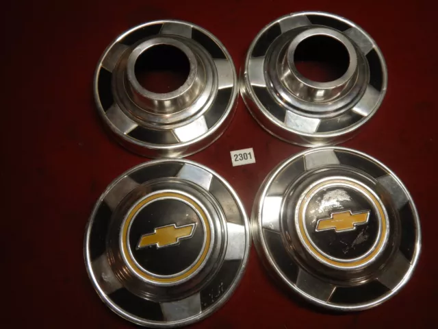73-86 Chevy 1/2 Ton 4Wd Truck Dog Dish Hub Caps 74 K10 75 Blazer 76 4X4 77 78 79