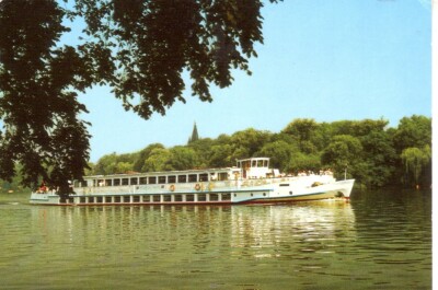 AK BERLIN - Weiße Flotte ,Schiffe , MS "Heinrich Mann" ; ca.1988 EUR 1