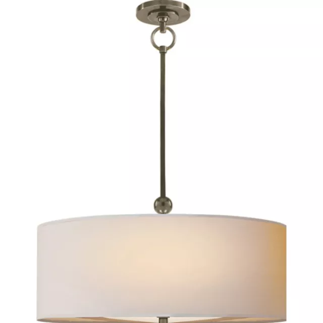 Thomas O'Brien 2 Light 22 inch Polished Nickel Hanging Ceiling Light No Shade