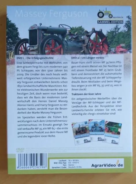 Oldtimer-Traktoren Sammeledition Nr.13 MASSEY FERGUSON (2er DVD-Box) - NEU & OVP 2