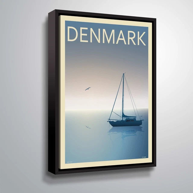 ArtWall 'Ribe' Gallery Wrapped Floater-framed Canvas  Small