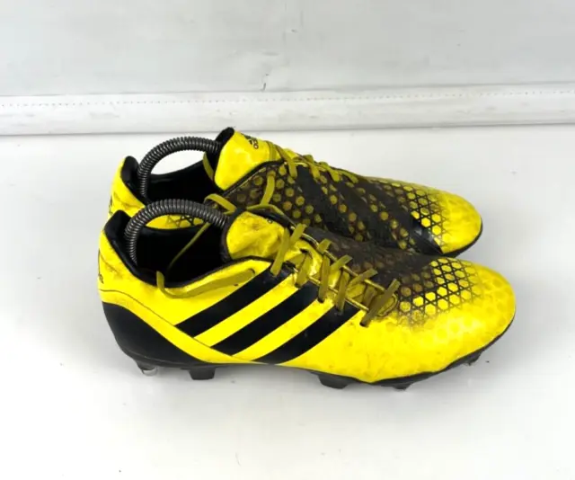 Adidas Predator Incurza SG Rugby Boots / UK Size 7.5 / Yellow and Black 2
