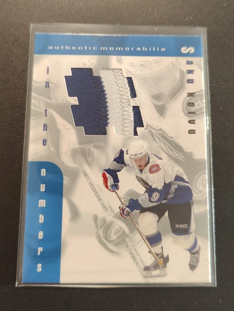 1999-00 Be a Player Memorabilia In the Numbers Saku Koivu