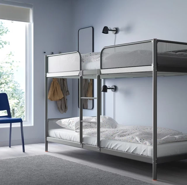 IKEA TUFFING BUNK bed frame Dark Grey £59.00 PicClick UK