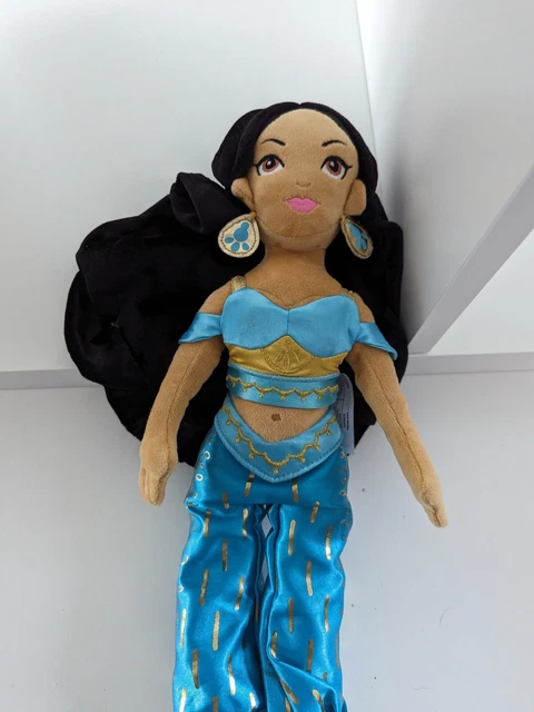 DISNEY STORE ALADDIN Princess Jasmine 15" Plush Soft Toy Doll £8.82 ...