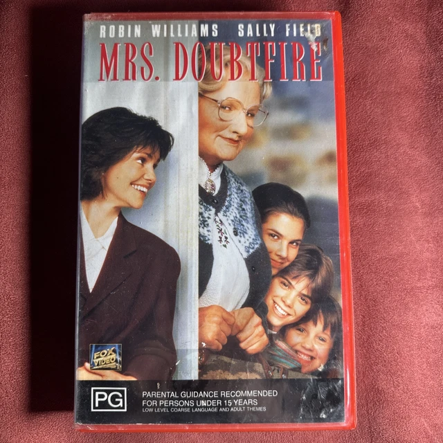 MRS DOUBTFIRE VHS Big Box Pal 1995 Robin Williams Free 