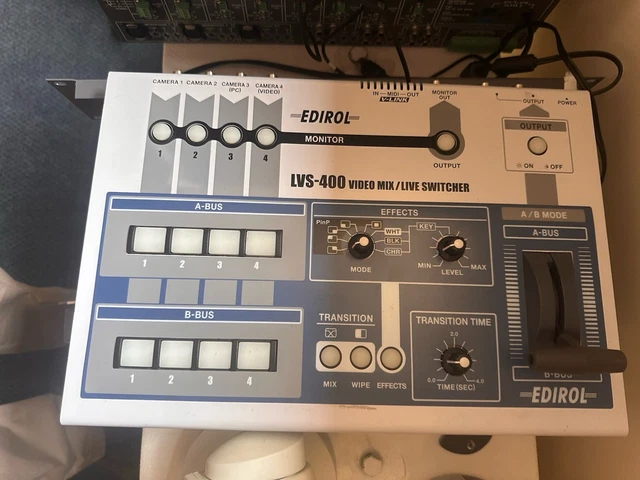 ROLAND LVS-400 EDIROL Video Mixer Switcher 4 Video Sources $476.75