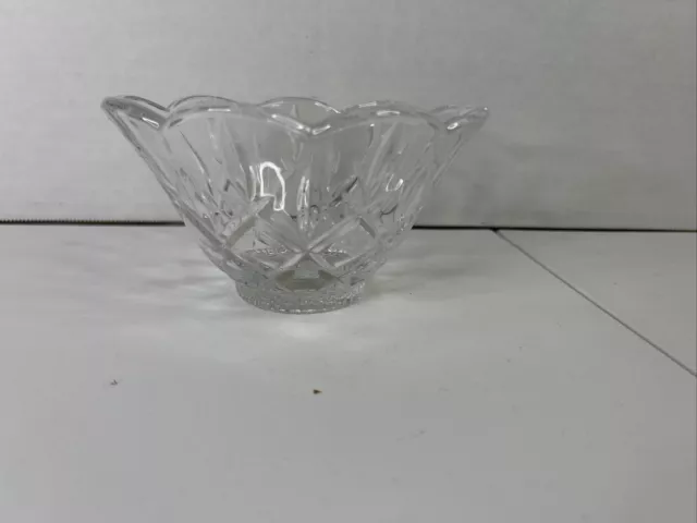 Gorham Lady Anne Full Lead Crystal Small Bowl 5.5 New In Box.