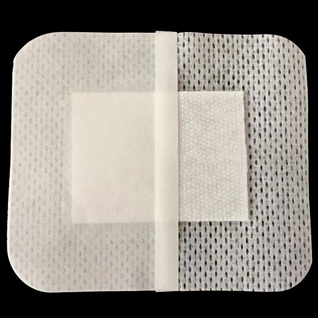 10 un. Adhesivo no tejido apósito para heridas gran yeso vendaje almohadilla de yeso caliente S1Y6
