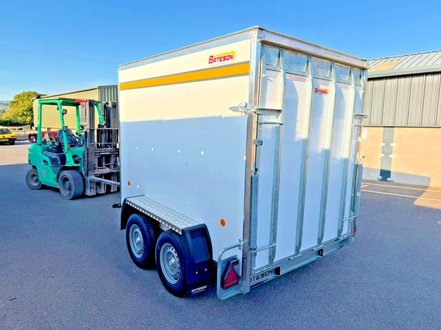 2026 BATESON 240V 8ft x 5ft Box Van Trailer 2000kg Storage Bikes Quad ...