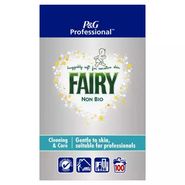 Fairy Professional Non-Bio Washing Powder 100 Wash 6Kg Laundry Fragrance Cloths