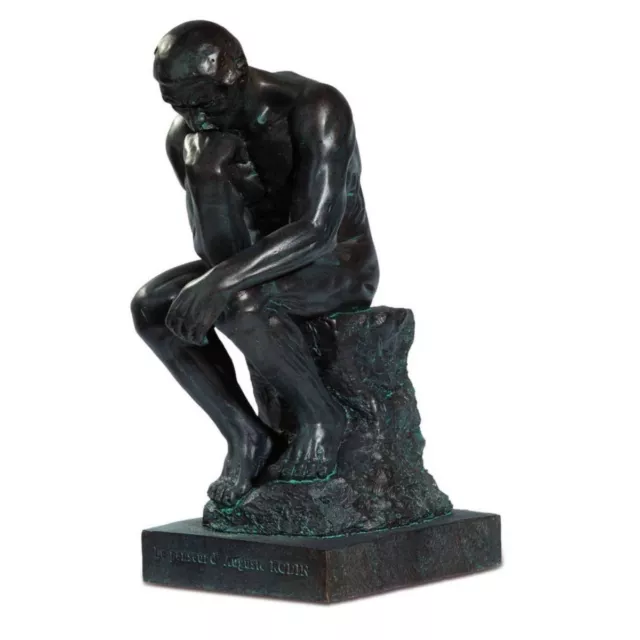 Der Denker 20cm bronze-patina nach Auguste Rodin