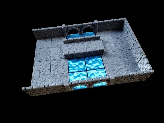 3d dungeon tiles Small Rooms Addition Pack 1 heroquest warhammer quest