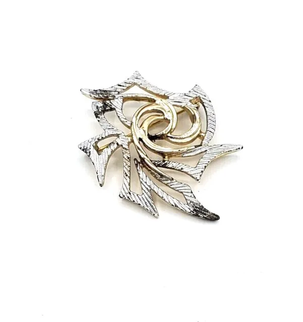 VINTAGE SARAH COVENTRY Brooch Pin Griffin Silver tone Rhinestone ...