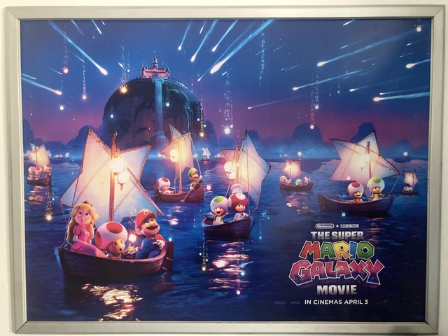 THE SUPER MARIO Galaxy Movie 2026 Original UK Quad Cinema Poster £52.69 ...