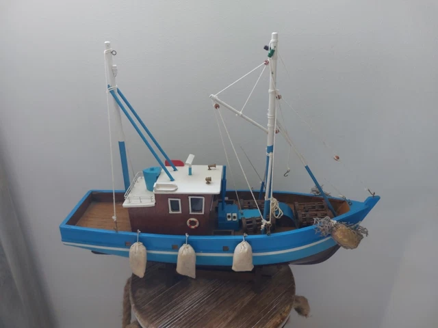 Plan De Modélisme Bateau De Pêche Nietlogger 1949 RDA - Échelle 1:50, Format Plié Dans Une Chemise, Origine Allemagne