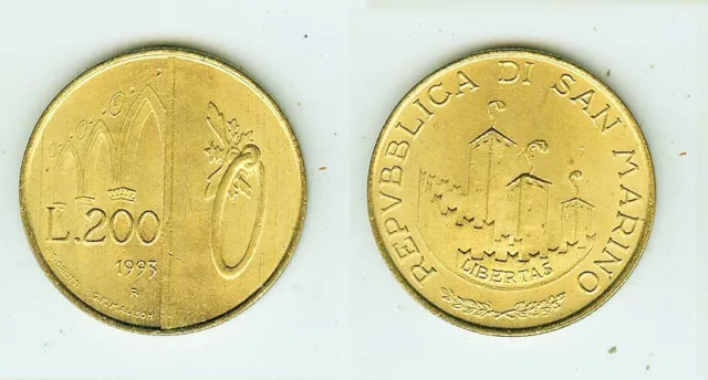 200 Lire 1993     San Marino