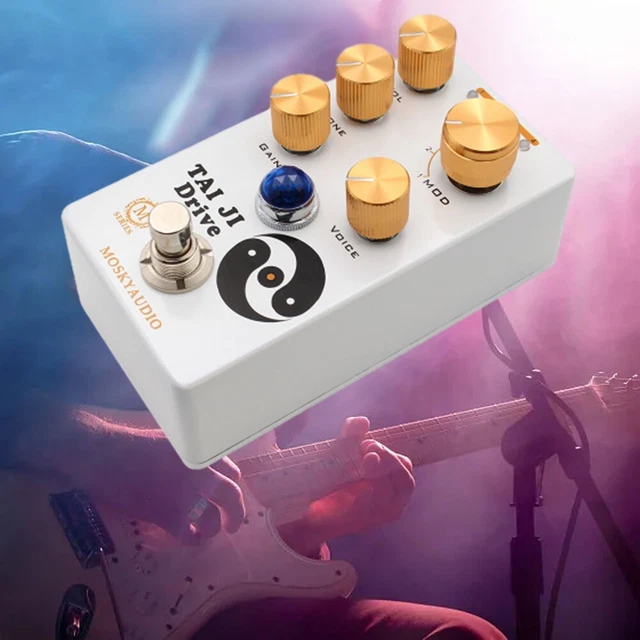 PEDALE PER CHITARRA Overdrive TAI JI Drive Dynamic and Touch Sensitive